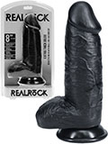 Realrock - Dildo 8 inch mit Hoden - Extra Thick